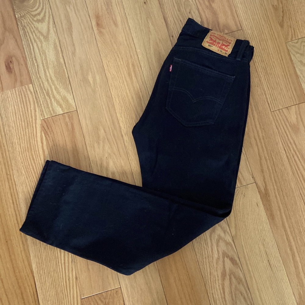 Levi’s black 501 31w x 30l